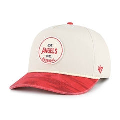 Los Angeles Angels '47 Fiji Rope Hitch Adjustable Hat - Cream/Red - 47 brand Online