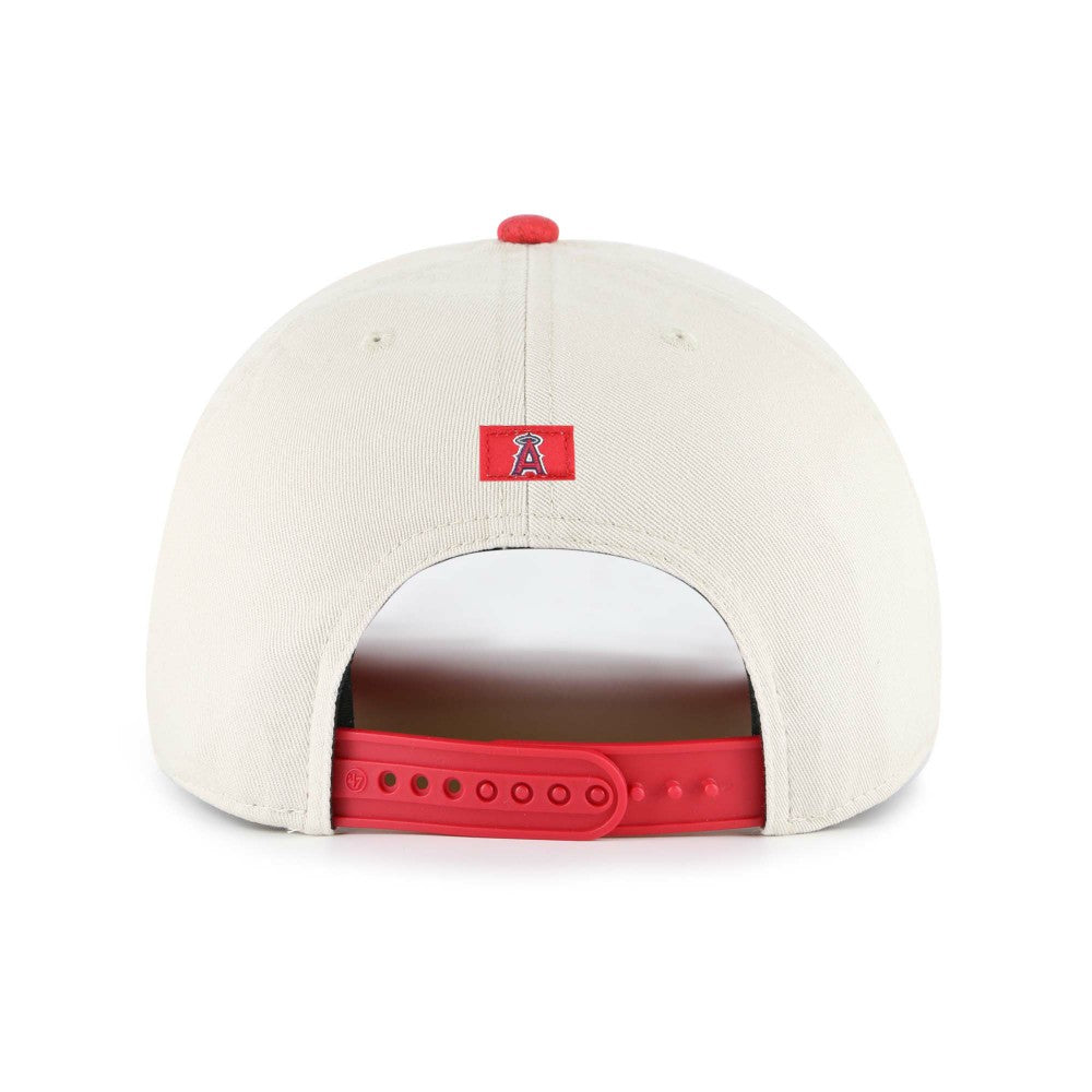 Los Angeles Angels '47 Fiji Rope Hitch Adjustable Hat - Cream/Red - 47 brand Online