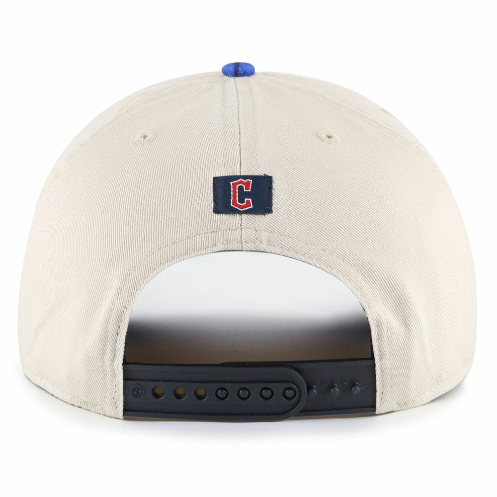 Cleveland Guardians '47 Fiji Rope Hitch Adjustable Hat - Cream/Navy - 47 brand Sale