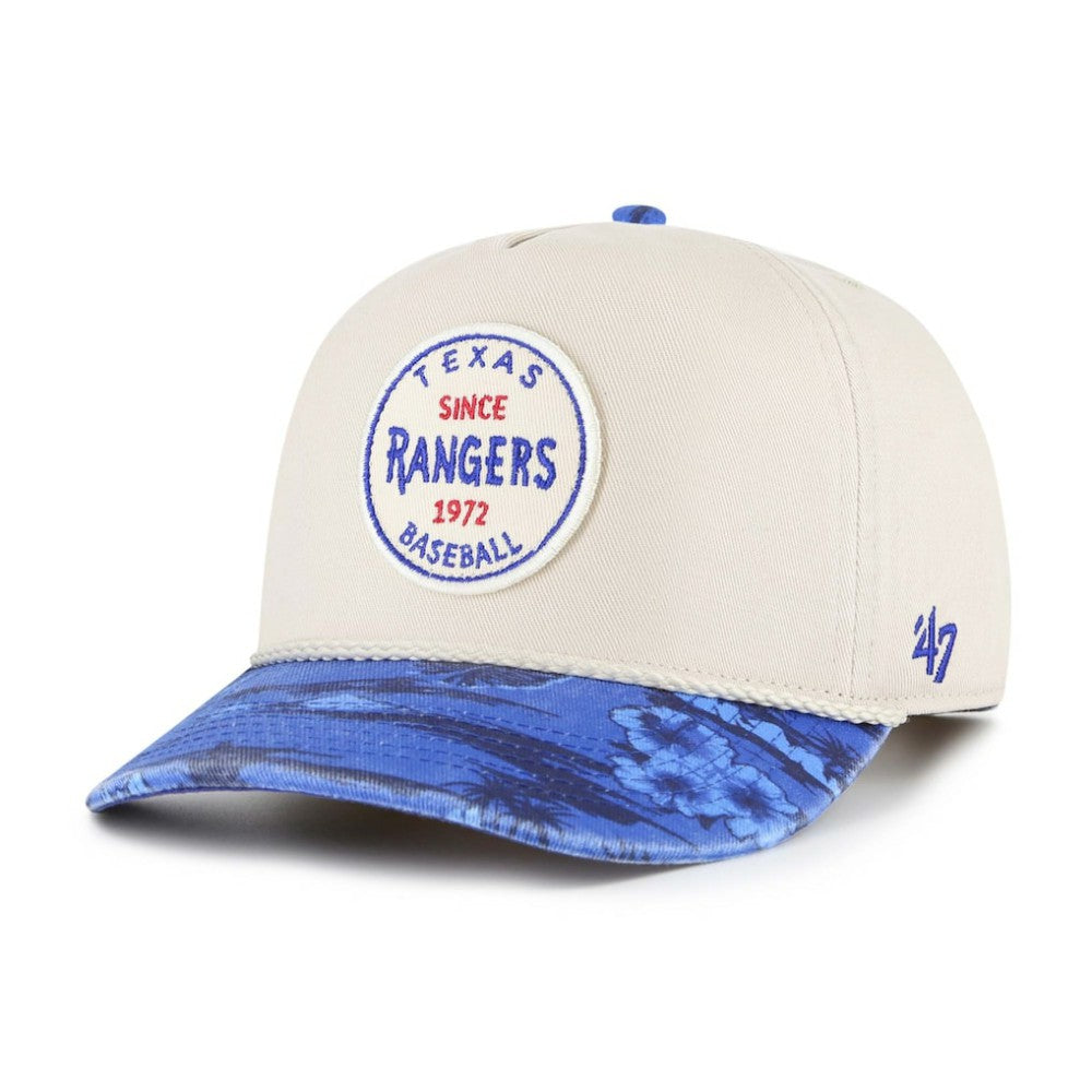 Texas Rangers '47 Fiji Rope Hitch Adjustable Hat - Cream/Navy - 47 brand Sale
