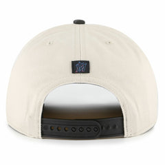 Miami Marlins '47 Fiji Rope Hitch Adjustable Hat - Cream/Black - 47 brand Sale