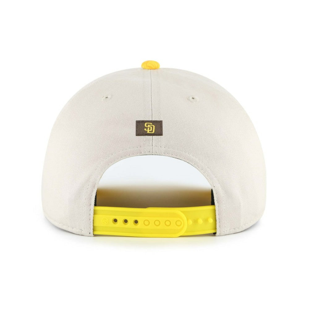 San Diego Padres '47 Fiji Rope Hitch Adjustable Hat - Cream/Gold - 47 brand Discount