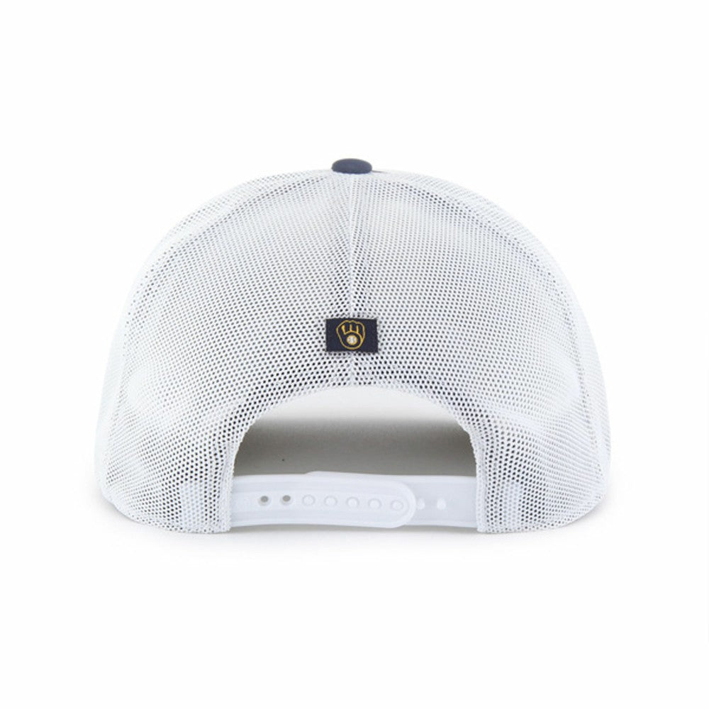Milwaukee Brewers '47 Scratch Adjustable Trucker Hat - Navy/White - 47 brand Discount