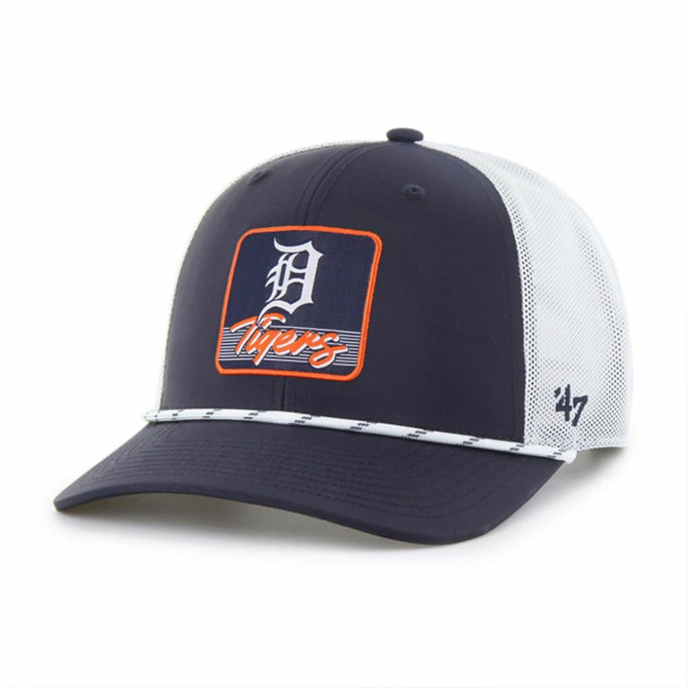 Detroit Tigers '47 Scratch Adjustable Trucker Hat - Navy/White - 47 brand Online