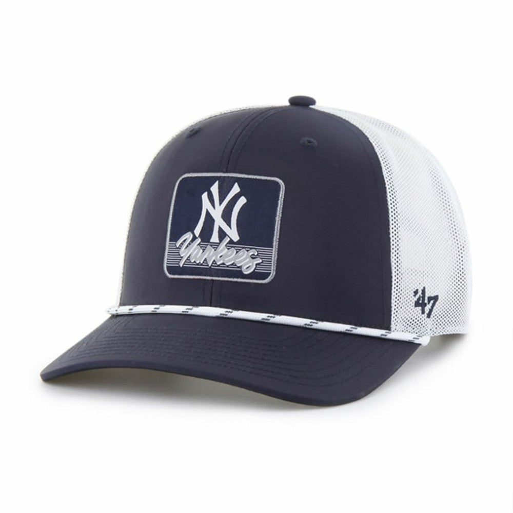 New York Yankees '47 Scratch Adjustable Trucker Hat - Navy/White - 47 brand Lifestyle
