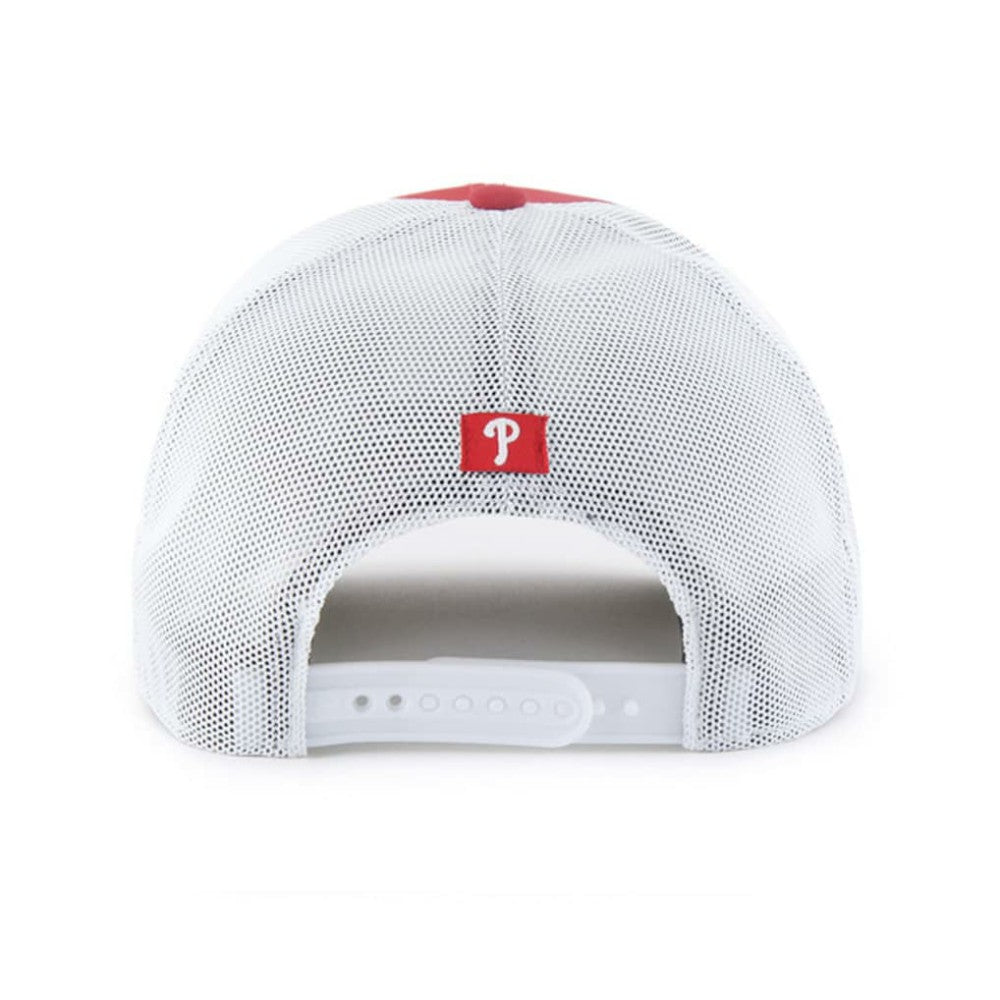 Philadelphia Phillies '47 Scratch Adjustable Trucker Hat - Red/White - 47 brand Lifestyle