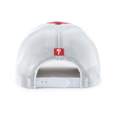 Philadelphia Phillies '47 Scratch Adjustable Trucker Hat - Red/White - 47 brand Lifestyle