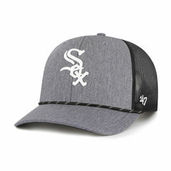Chicago White Sox '47 Carbon Rope Trucker Adjustable Hat - Charcoal - 47 brand Discount