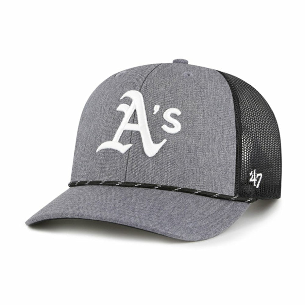 Athletics '47 Carbon Rope Trucker Adjustable Hat - Charcoal - 47 brand Online