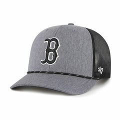 Boston Red Sox '47 Carbon Rope Trucker Adjustable Hat - Charcoal - 47 brand Discount