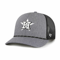 Houston Astros '47 Carbon Rope Trucker Adjustable Hat - Charcoal - 47 brand Sale