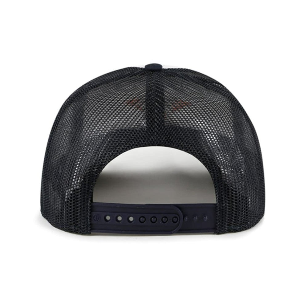 Houston Astros '47 Freshman Trucker Adjustable Hat - White/Navy - 47 brand Lifestyle
