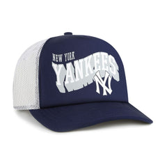 New York Yankees '47 Meander Foam Trucker Snapback Hat - Navy - 47 brand Sale