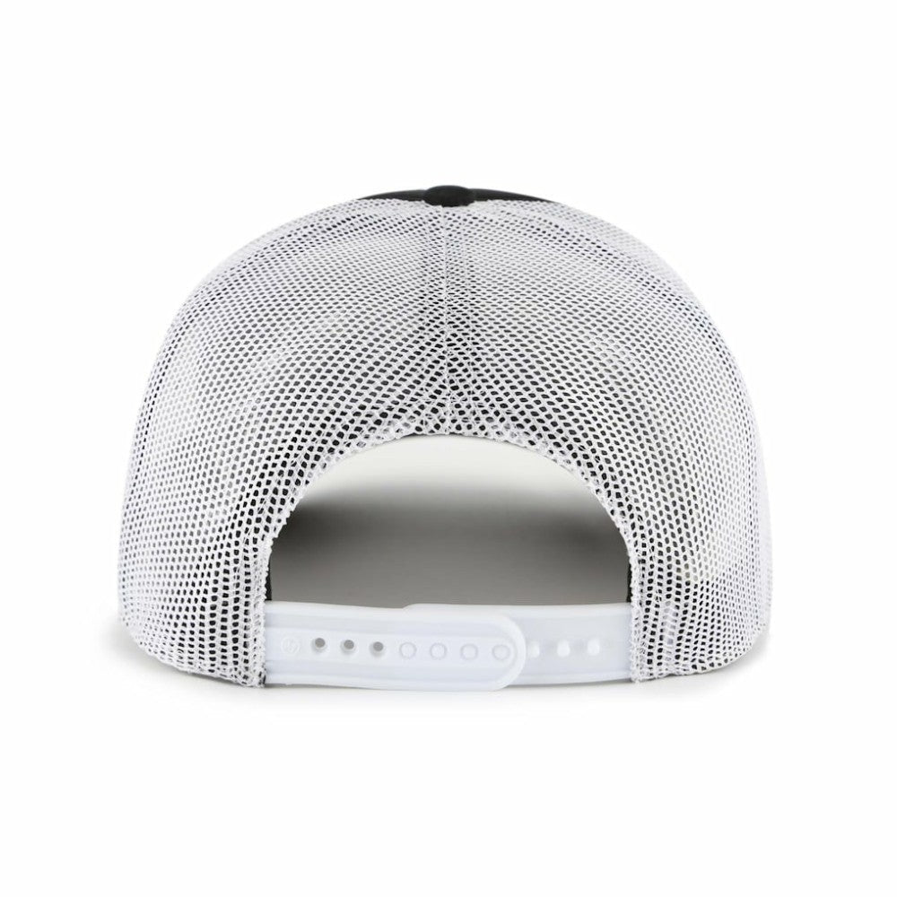 San Francisco Giants '47 Meander Foam Trucker Snapback Hat - Black - 47 brand Lifestyle