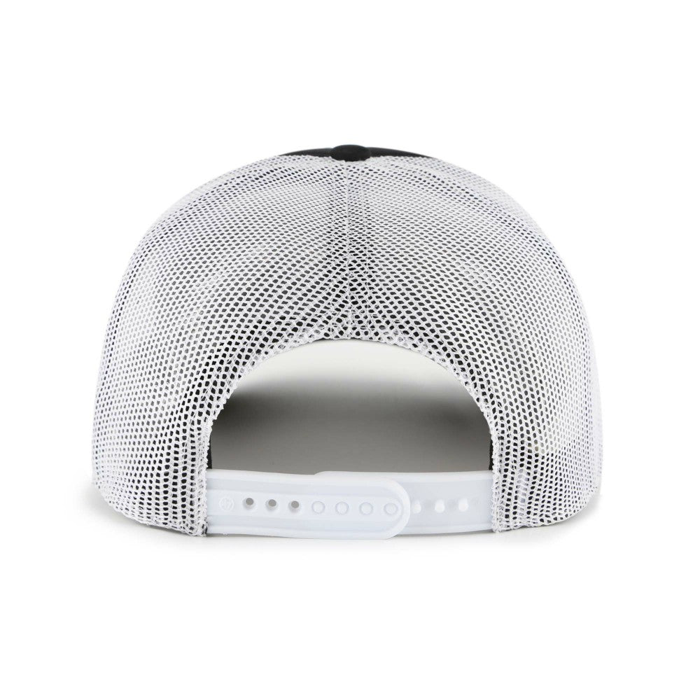 Miami Marlins '47 Meander Foam Trucker Snapback Hat - Black - 47 brand on Sale