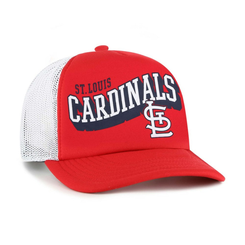 St. Louis Cardinals '47 Meander Foam Trucker Snapback Hat - Red - 47 brand on Sale