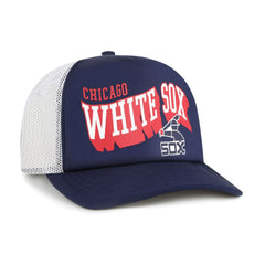 Chicago White Sox '47 Meander Foam Trucker Snapback Hat - Navy - 47 brand Online