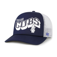 Chicago Cubs '47 Meander Foam Trucker Snapback Hat - Navy - 47 brand on Sale