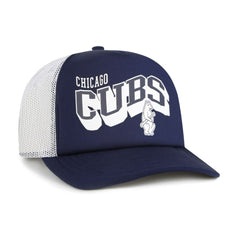 Chicago Cubs '47 Meander Foam Trucker Snapback Hat - Navy - 47 brand on Sale