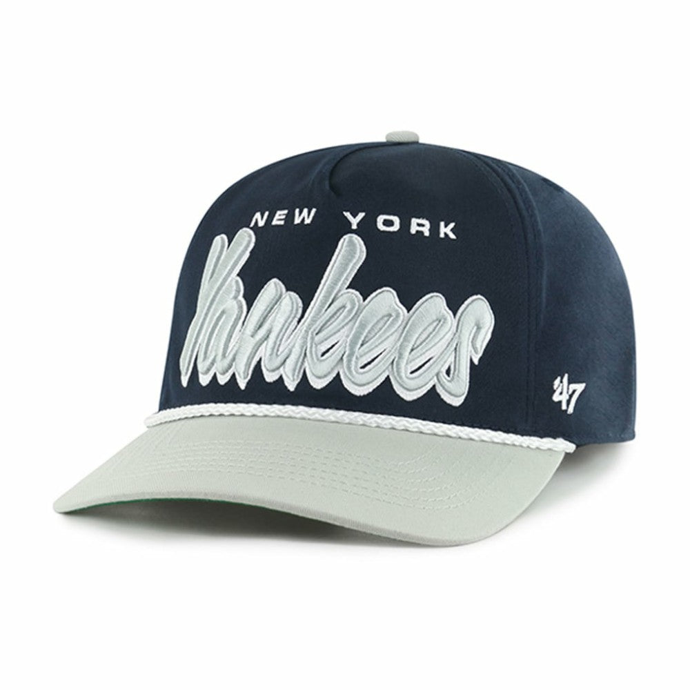New York Yankees '47 Dropshadow Rope Hitch Adjustable Hat - Navy - 47 brand Lifestyle