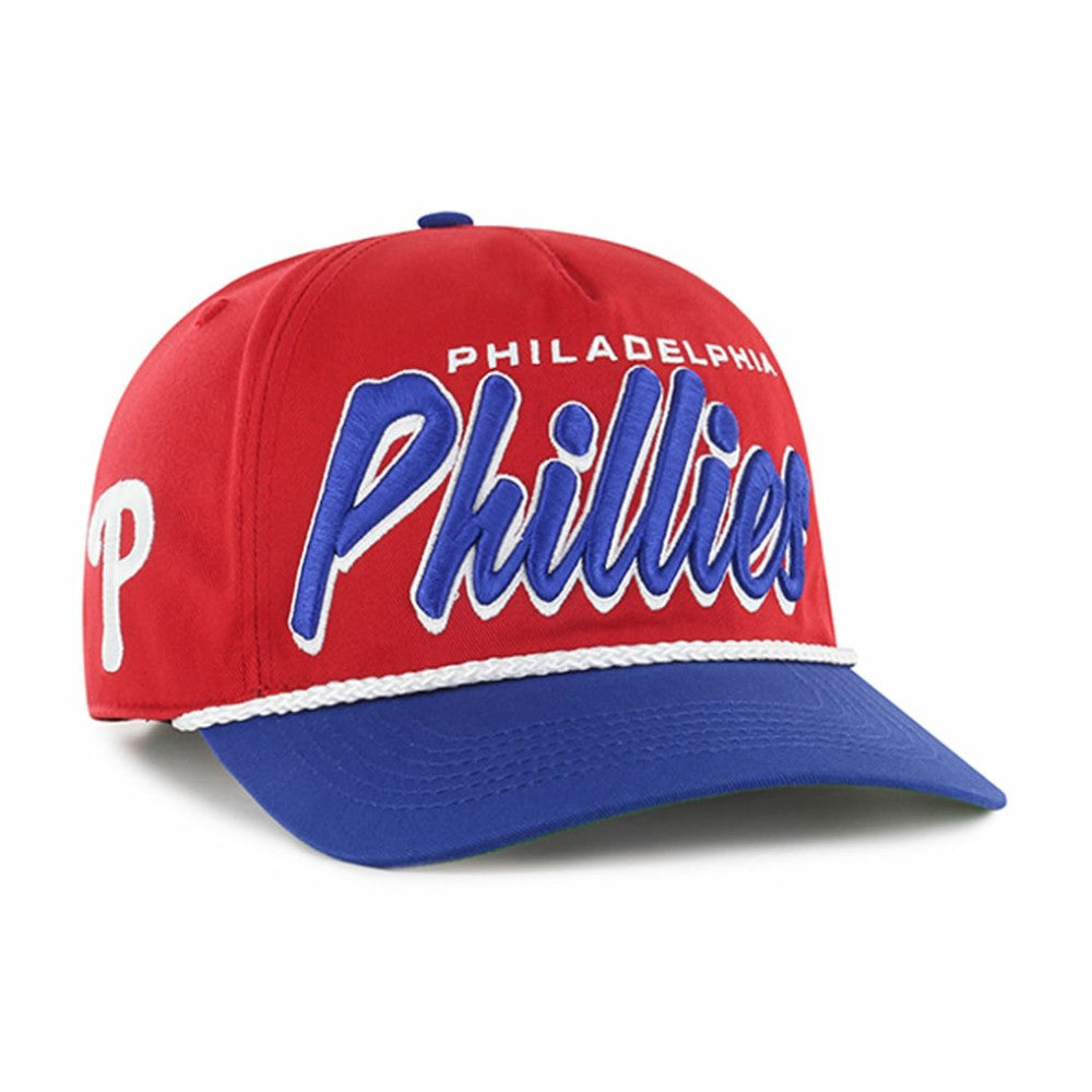 Philadelphia Phillies '47 Dropshadow Rope Hitch Adjustable Hat - Red - 47 brand Discount