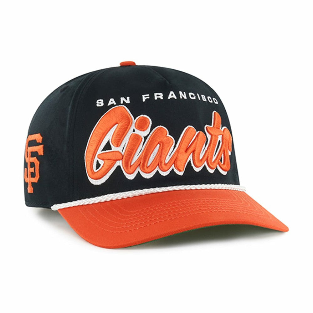 San Francisco Giants '47 Dropshadow Rope Hitch Adjustable Hat - Black - 47 brand Sale