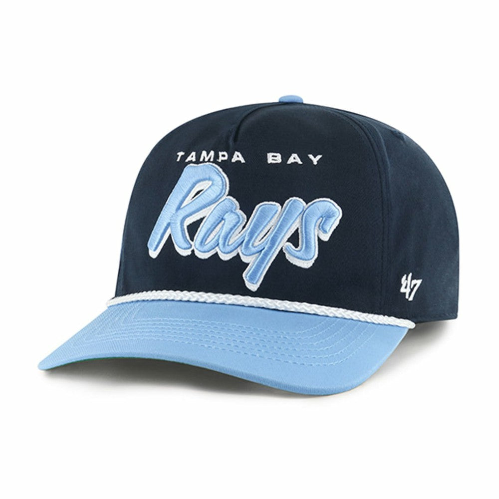 Tampa Bay Rays '47 Dropshadow Rope Hitch Adjustable Hat - Navy - 47 brand Lifestyle