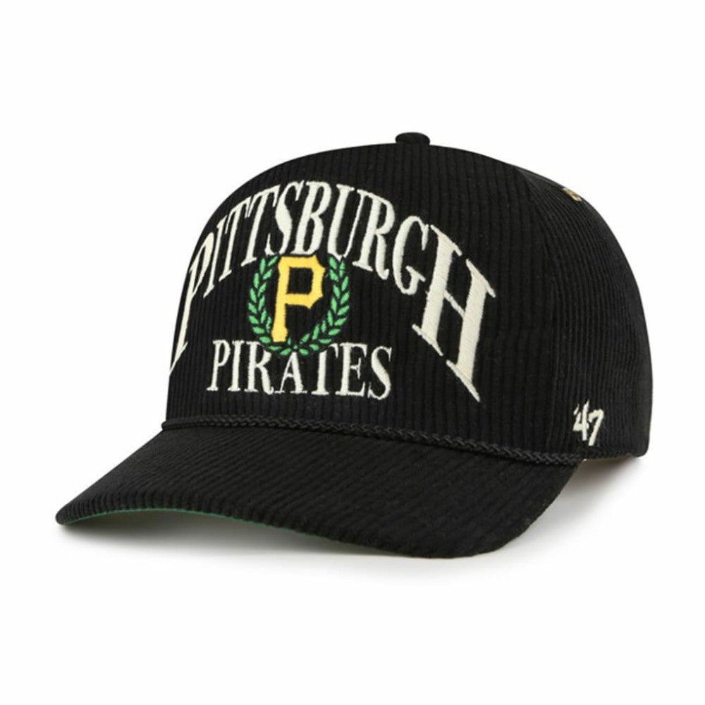 Pittsburgh Pirates '47 Pitchout Rope Hitch Adjustable Hat - Black - 47 brand on Sale