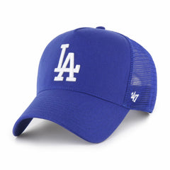 Los Angeles Dodgers '47 Ballpark Offside Adjustable Trucker Hat - Royal - 47 brand Lifestyle