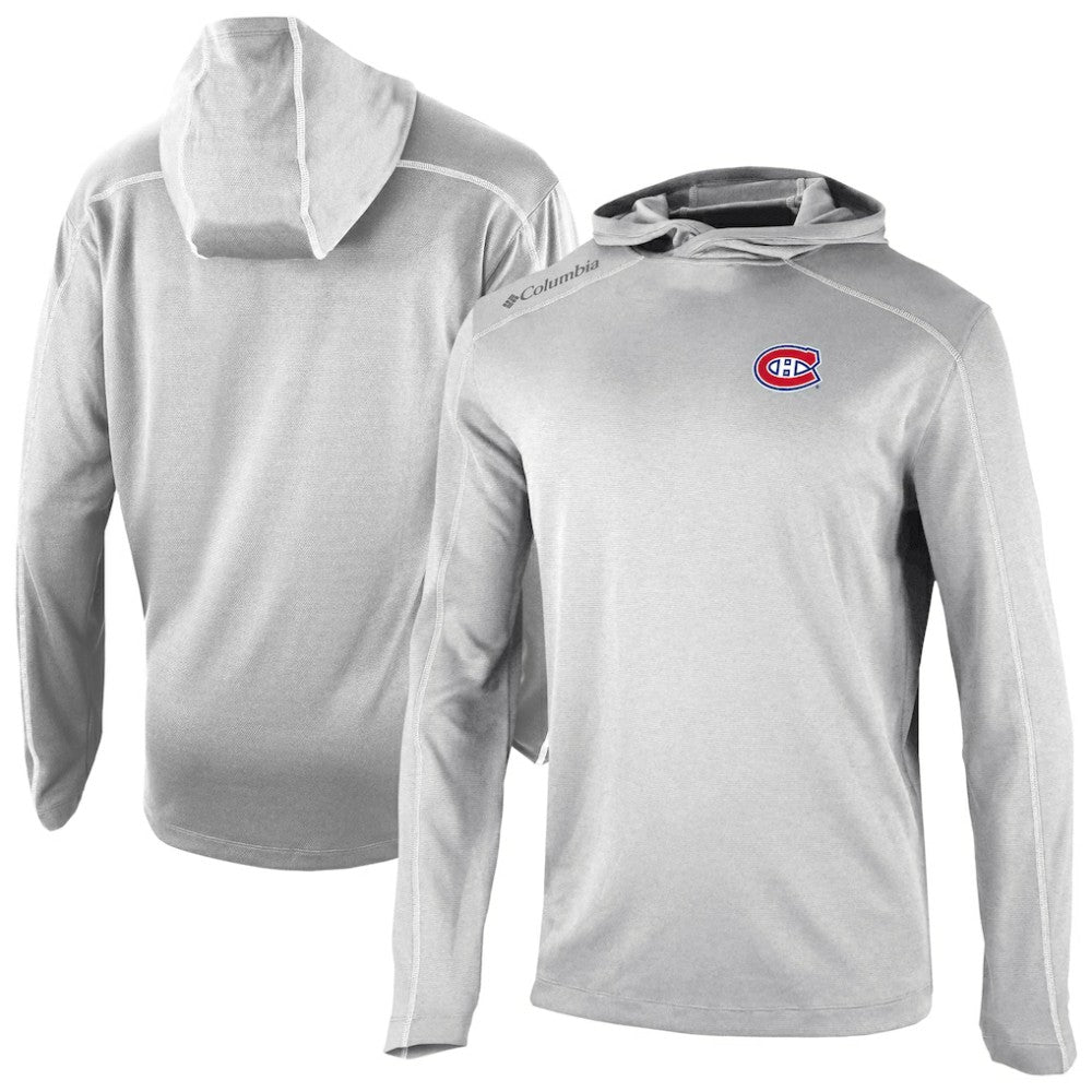 Montreal Canadiens Columbia Shotgun Omni-Wick Pullover Hoodie - Gray - NHL 202128406