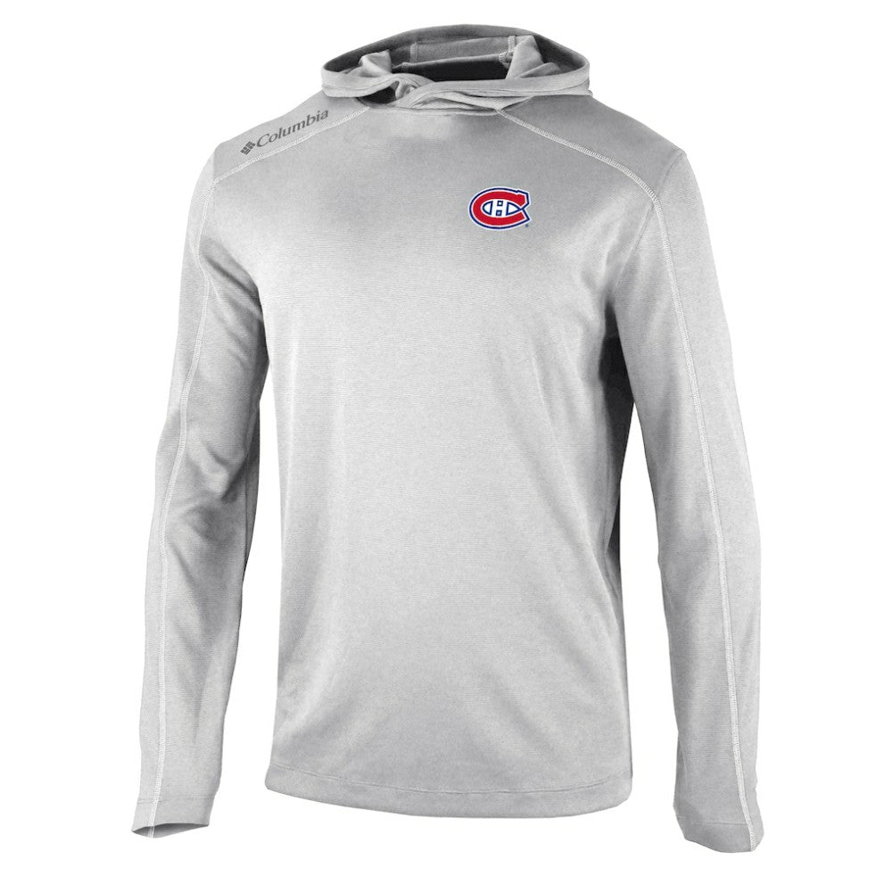 Montreal Canadiens Columbia Shotgun Omni-Wick Pullover Hoodie - Gray - NHL 202128406