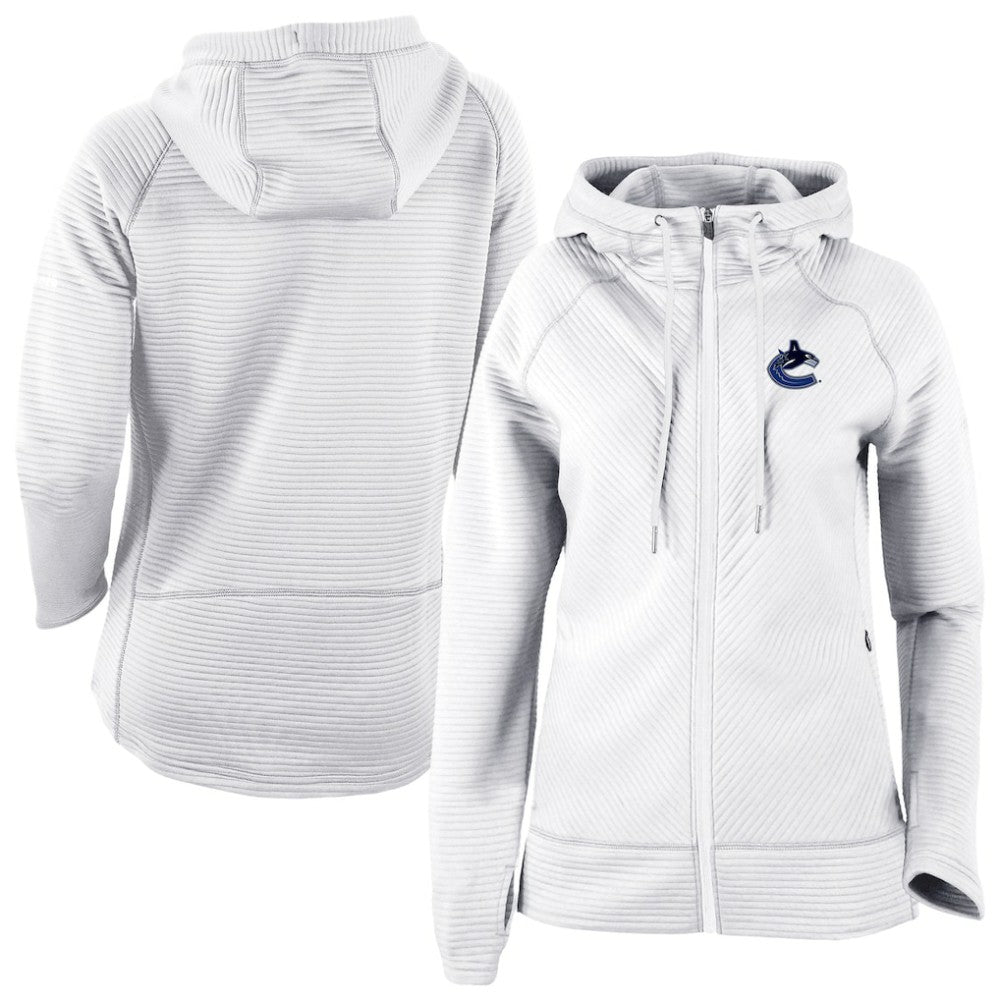 Vancouver Canucks Columbia Omni-Wick Pack It Up Full-Zip Jacket - White - NHL 202128449