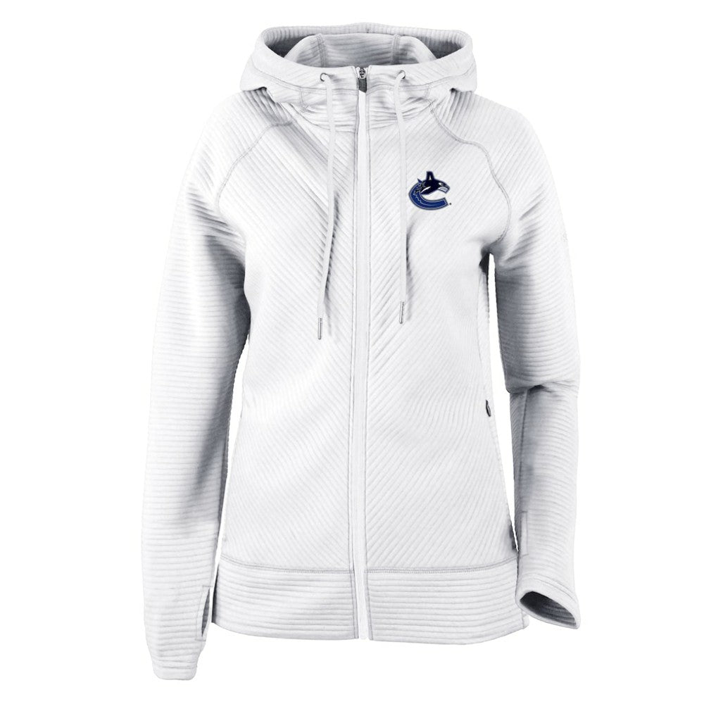 Vancouver Canucks Columbia Omni-Wick Pack It Up Full-Zip Jacket - White - NHL 202128449