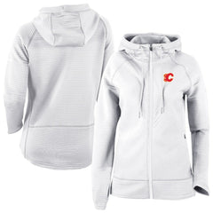 Calgary Flames Columbia Omni-Wick Pack It Up Full-Zip Jacket - White - NHL 202128450