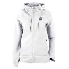 Edmonton Oilers Columbia Omni-Wick Pack It Up Full-Zip Jacket - White - NHL 202128454