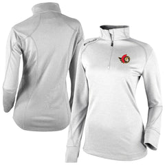 Ottawa Senators Columbia Women's Omni-Wick Shotgun 2.0 Quarter-Zip Pullover Top - White - NHL 202128458