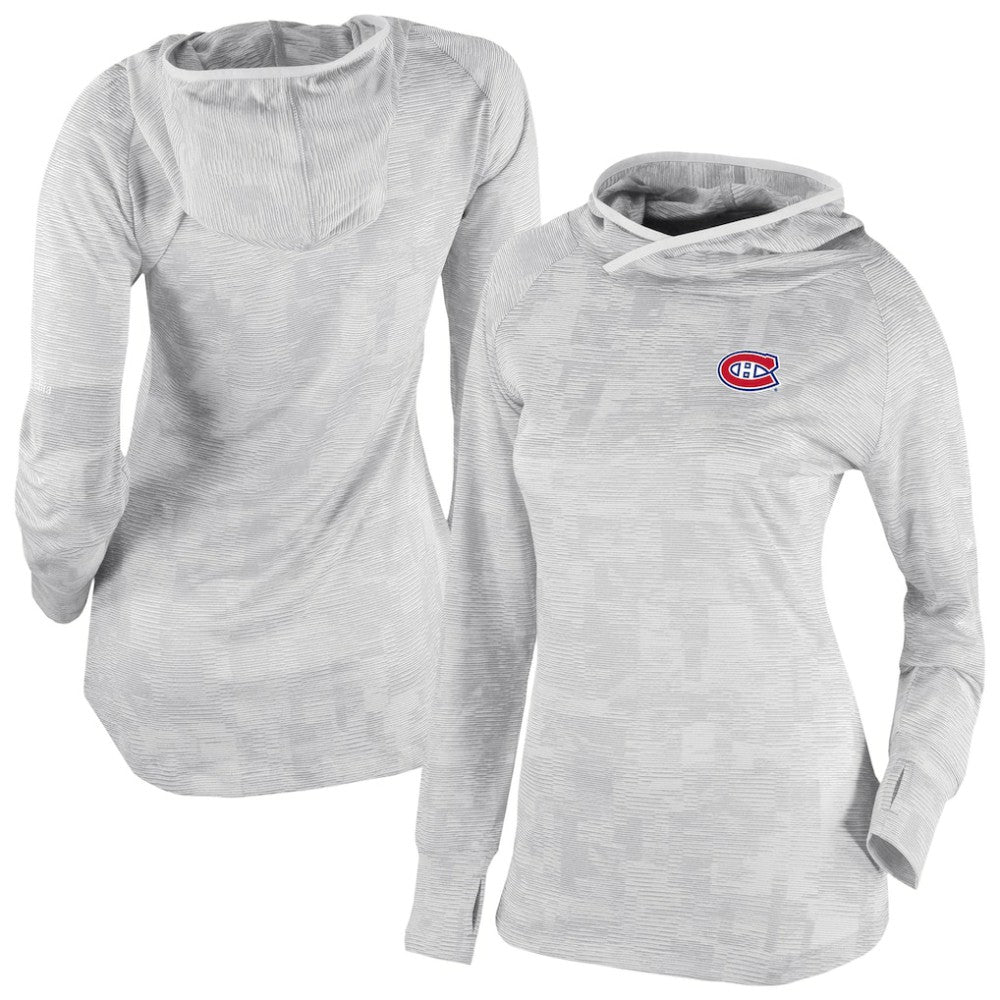 Montreal Canadiens Columbia Women's Omni-Wick Sunday Ball Pullover Hoodie - White - NHL 202128462