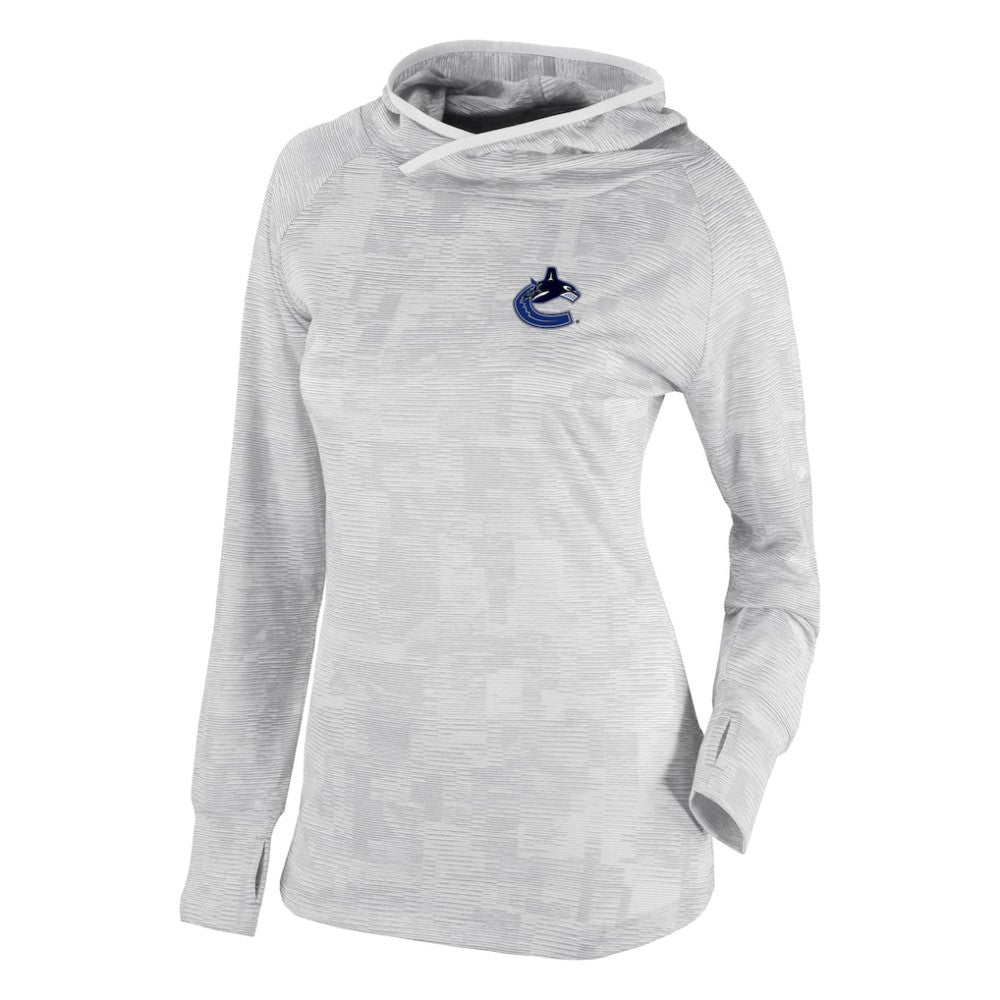 Vancouver Canucks Columbia Women's Omni-Wick Sunday Ball Pullover Hoodie - White - NHL 202128463