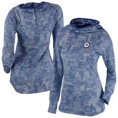 Winnipeg Jets Columbia Women's Omni-Wick Sunday Ball Pullover Hoodie - Navy - NHL 202128467