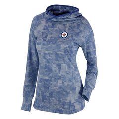 Winnipeg Jets Columbia Women's Omni-Wick Sunday Ball Pullover Hoodie - Navy - NHL 202128467