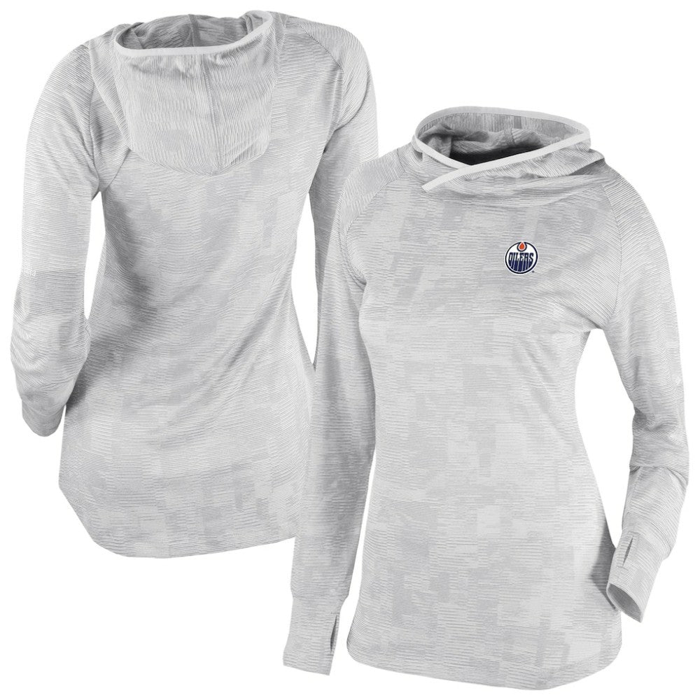 Edmonton Oilers Columbia Women's Omni-Wick Sunday Ball Pullover Hoodie - White - NHL 202128468