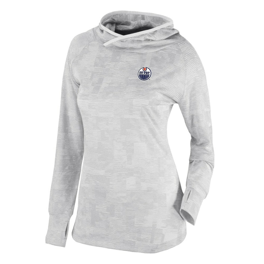 Edmonton Oilers Columbia Women's Omni-Wick Sunday Ball Pullover Hoodie - White - NHL 202128468