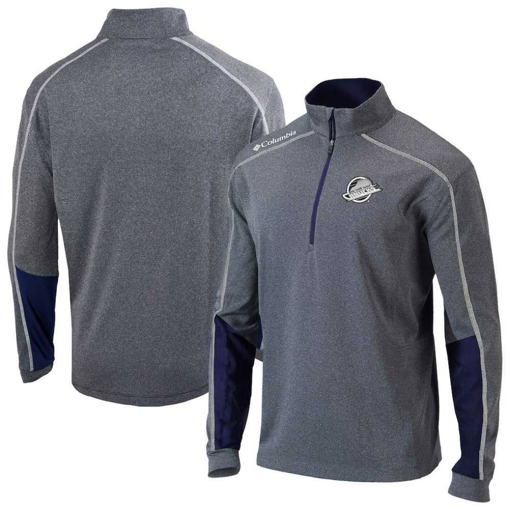 Vancouver Canucks Columbia Omni-Wick Shotgun 2.0 Quarter-Zip Pullover Top - Navy - NHL 202128470