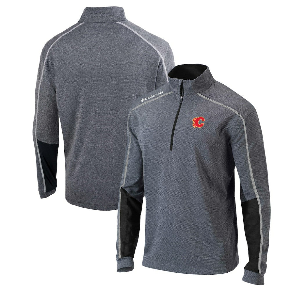 Calgary Flames Columbia Omni-Wick Shotgun 2.0 Quarter-Zip Pullover Top - Black - NHL 202128471