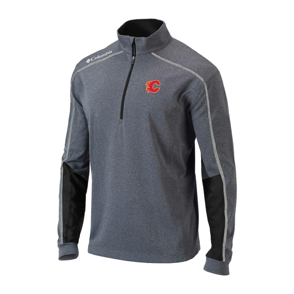 Calgary Flames Columbia Omni-Wick Shotgun 2.0 Quarter-Zip Pullover Top - Black - NHL 202128471