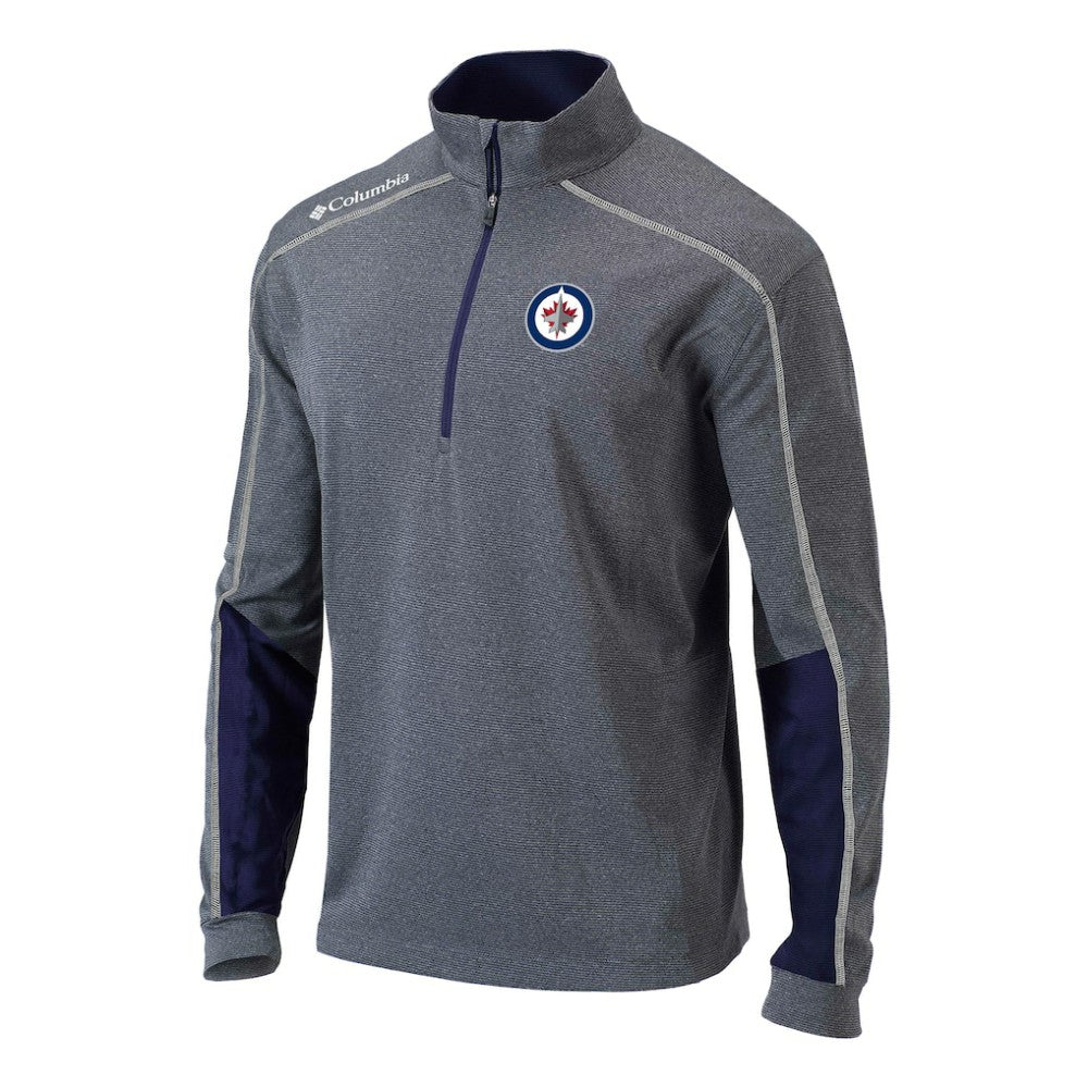 Winnipeg Jets Columbia Omni-Wick Shotgun 2.0 Quarter-Zip Pullover Top - Navy - NHL 202128473