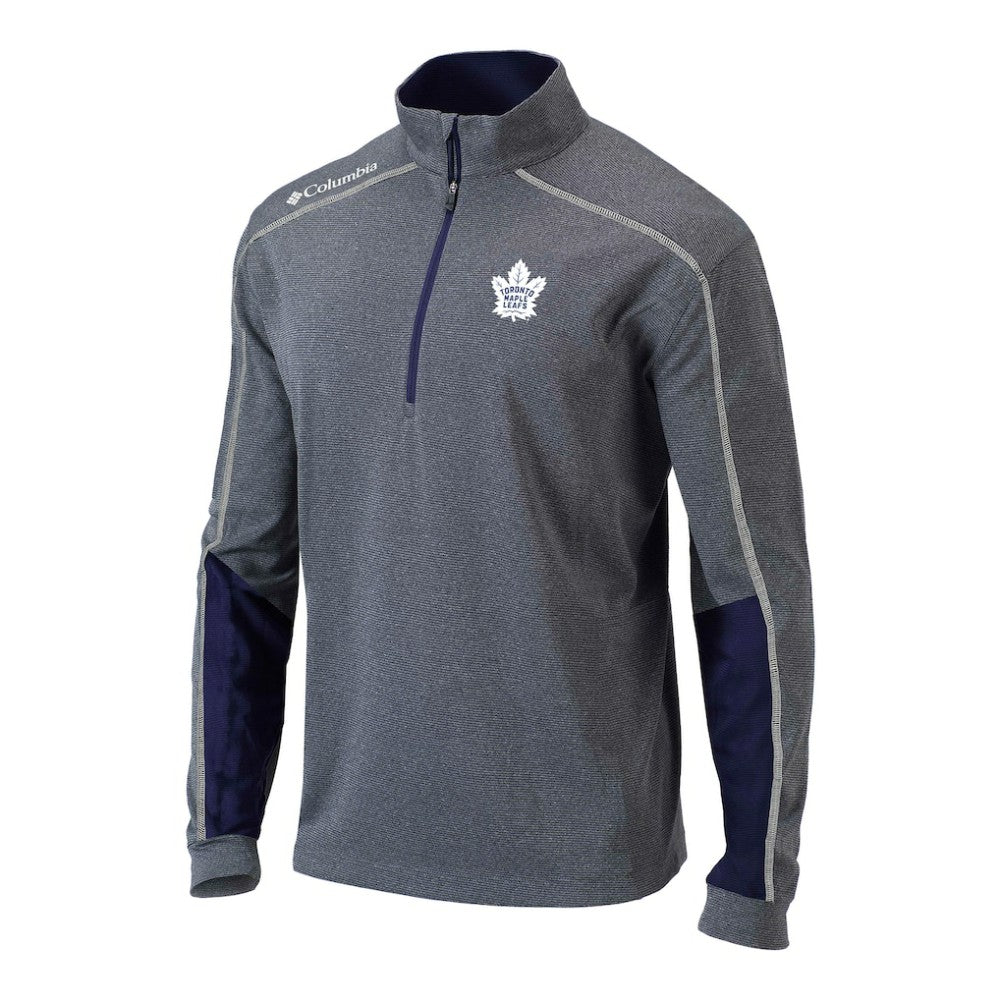 Toronto Maple Leafs Columbia Omni-Wick Shotgun 2.0 Quarter-Zip Pullover Top - Navy - NHL 202128475