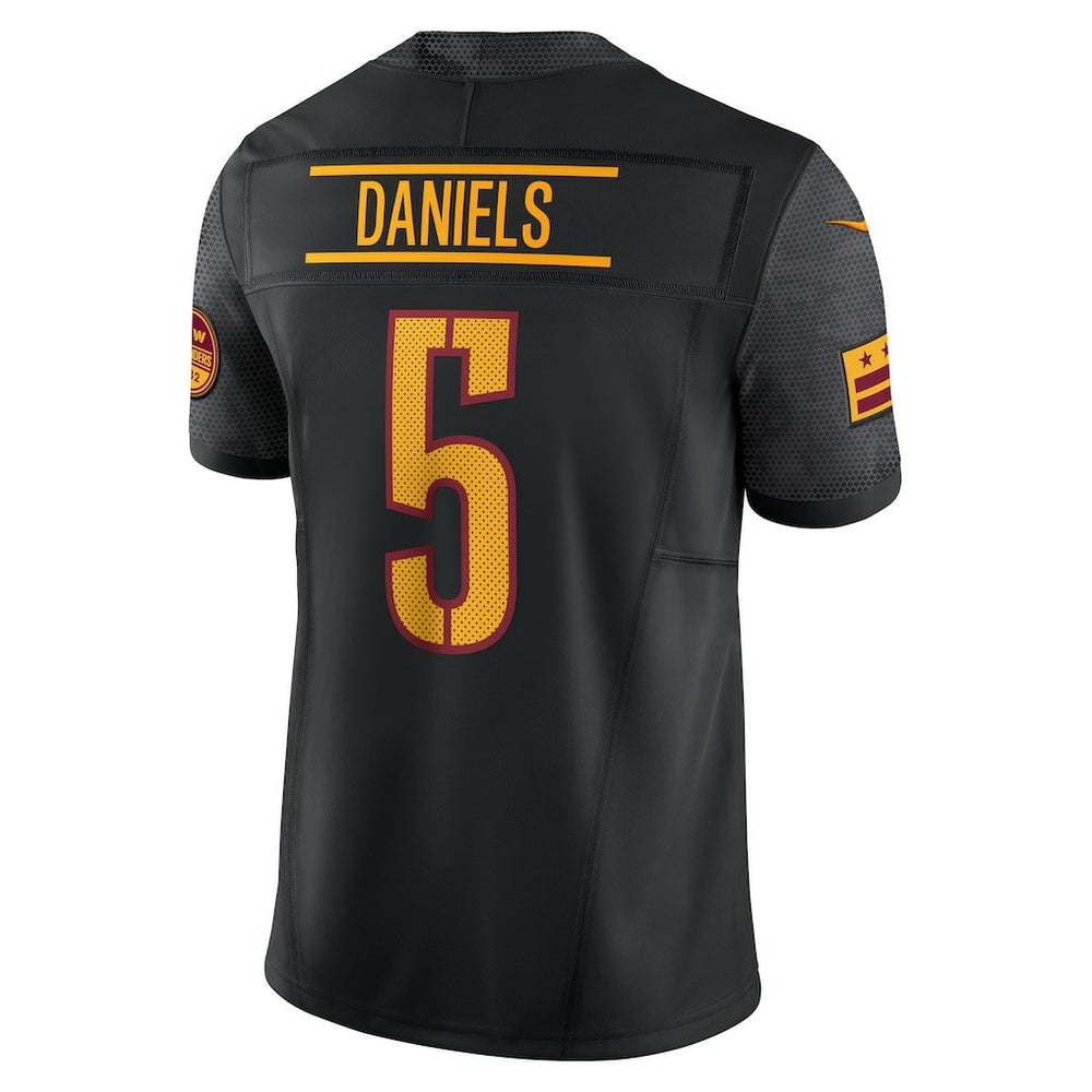 Nike Jayden Daniels Washington Commanders Vapor F.U.S.E. Limited Jersey Black