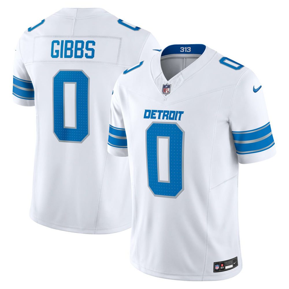Nike Jahmyr Gibbs Detroit Lions Vapor F.U.S.E. Limited Jersey White
