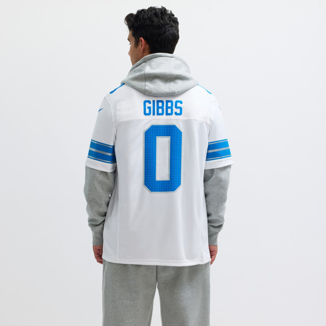 Nike Jahmyr Gibbs Detroit Lions Vapor F.U.S.E. Limited Jersey White